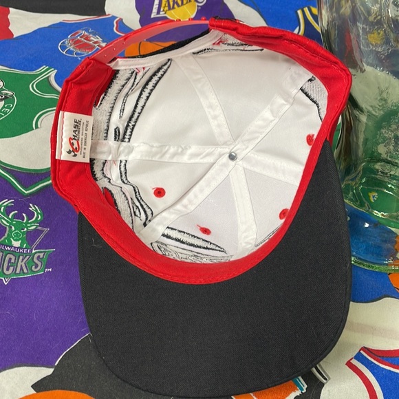 Vintage NASCAR Dale Earnhardt Sr Tiger Stripe splash Style SnapBack Hat - Picture 5 of 5